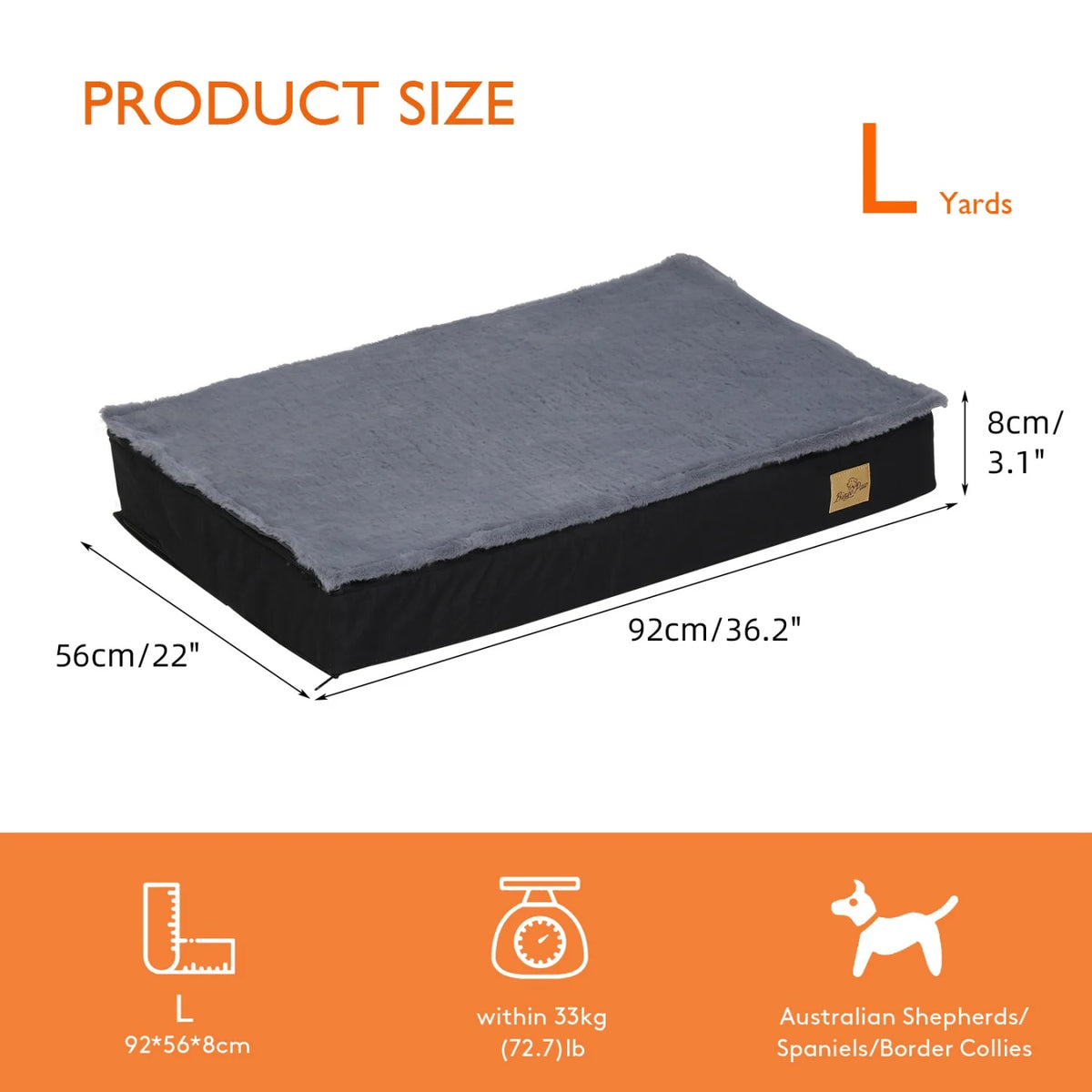 Couchage orthopédique pour grand chien