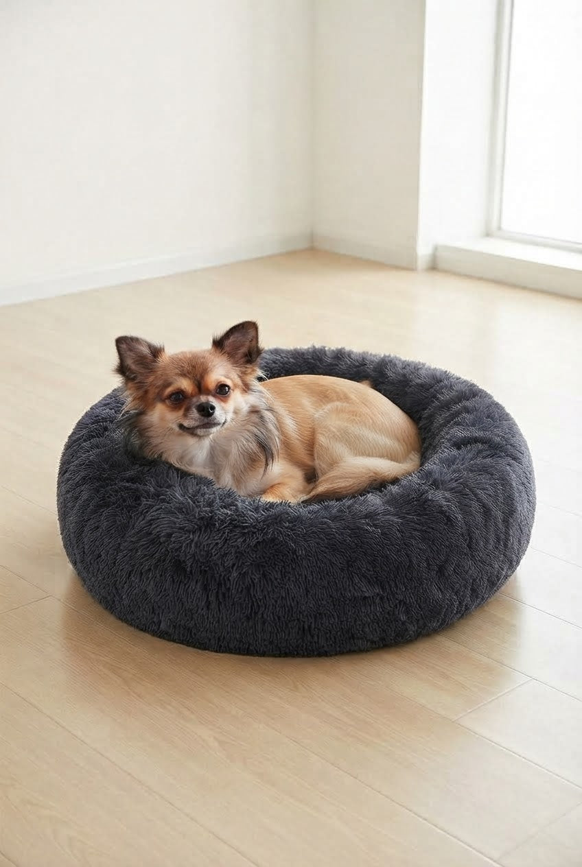 Couchage rond réconfortant