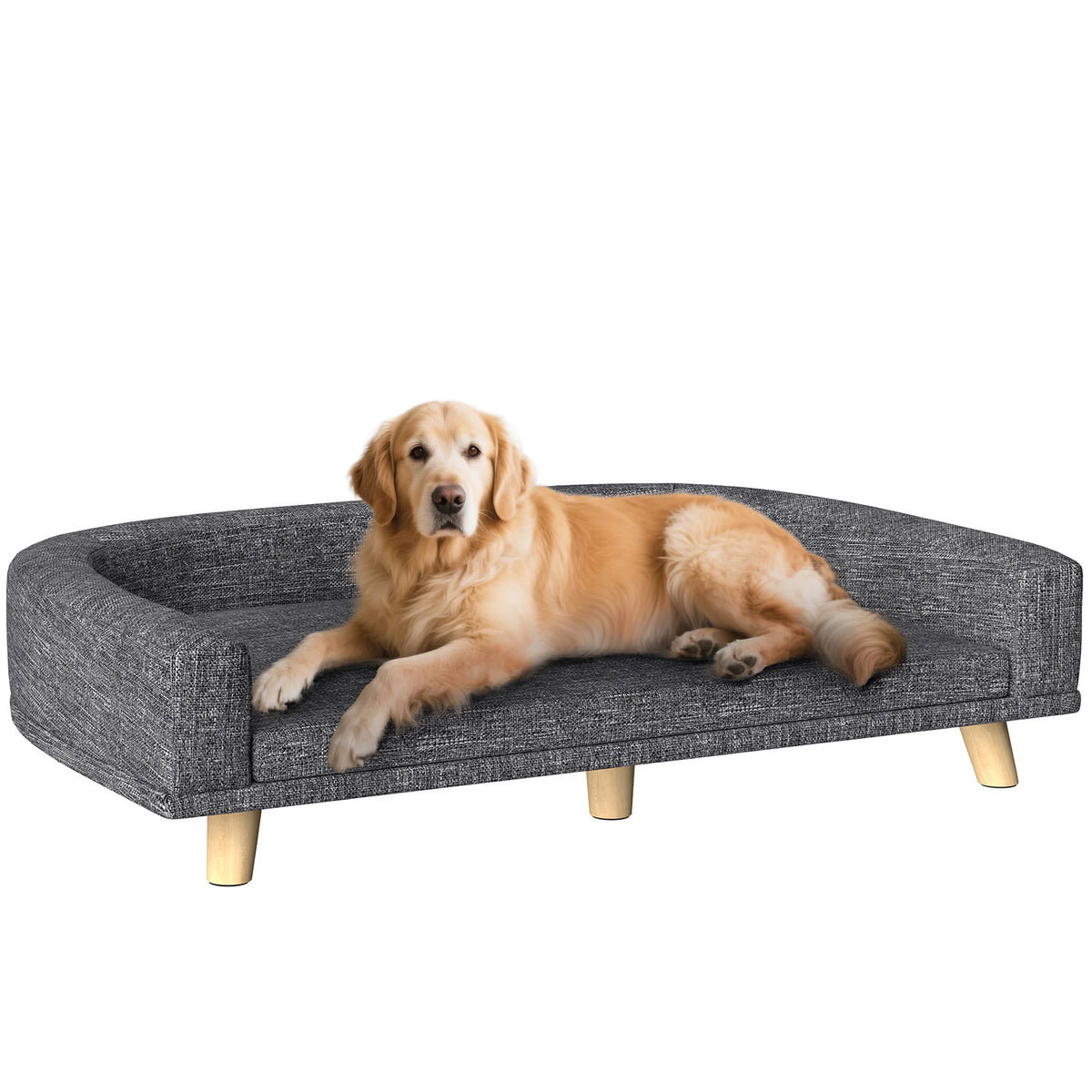 Canapé surélevé pour grand chien